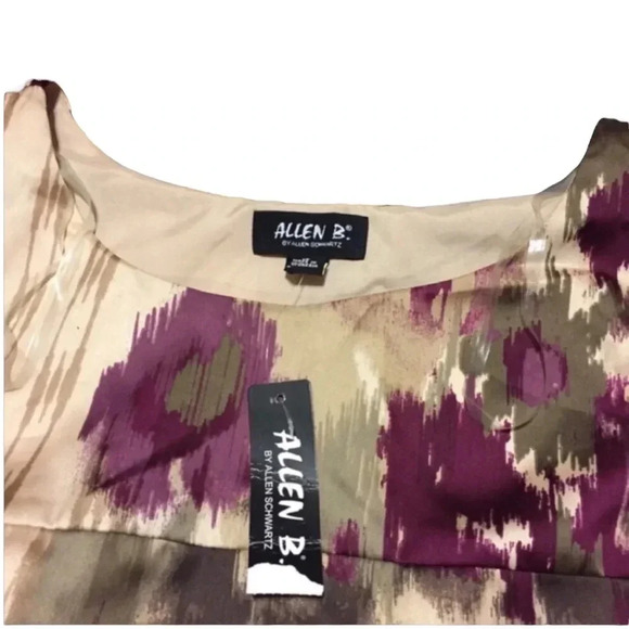 NWT Allen B Tunic Style Multi Colored Dress 12 - Picture 2 of 7
